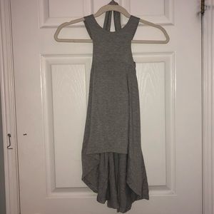 Cross-back halter tank top